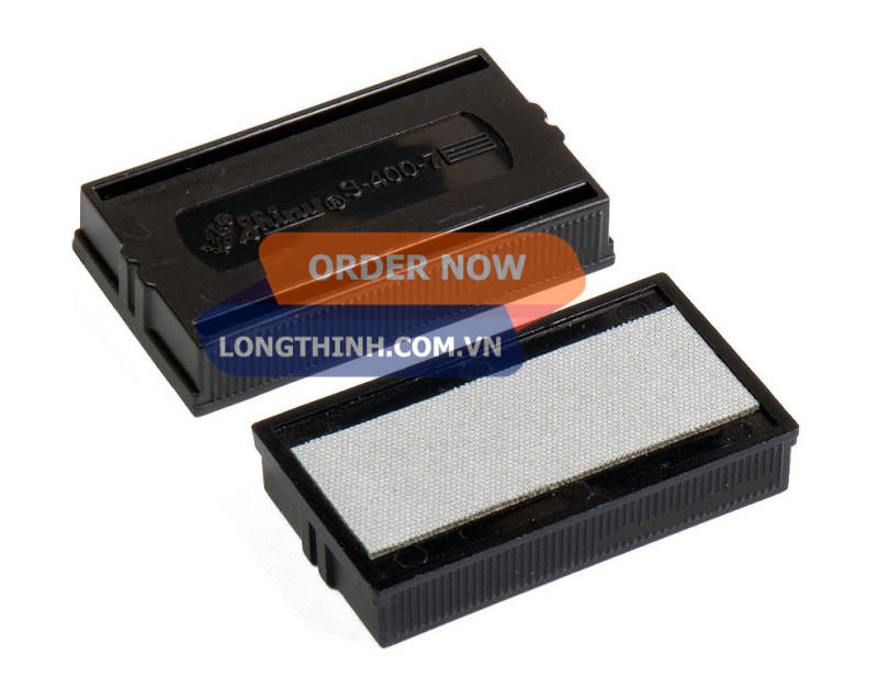 Tampon (khay mực) Shiny S-852-7 (dấu 1/2 dòng) kích thước 14x38mm 3