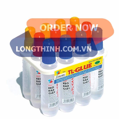 Lốc 12 chai keo dán giấy Thiên Long Điểm 10 G-08 0