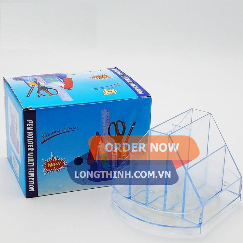 Hộp cắm bút xoay vuông 0