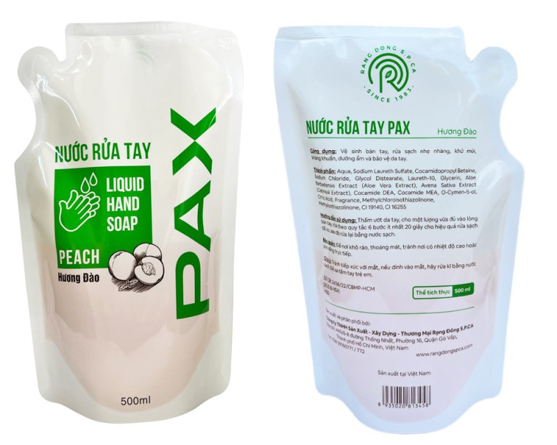 Sửa rửa rửa tay SPCA 500ml 0