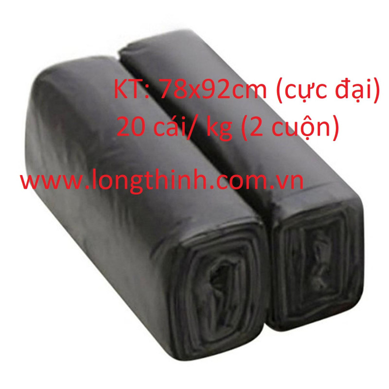 Bao rác đen cực đại (78x92cm) 0