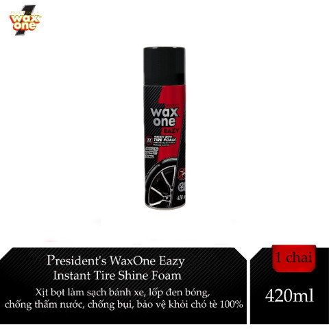 Xịt dưỡng lốp Wax One Instant Shine Tire Foam 420 ml