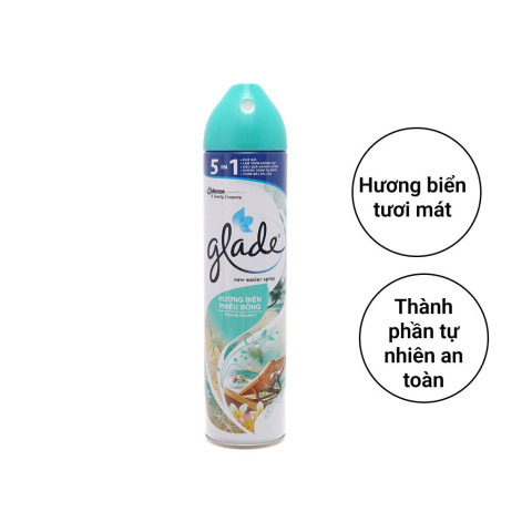 Xịt phòng Glade hương biển 280ml