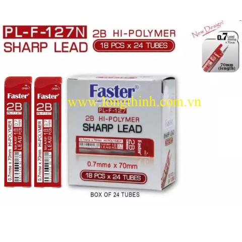 Combo 2 hộp ruột chì Faster 2B 0.7