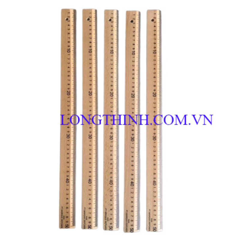 Thước gỗ AAA dài 50cm loại tốt 0