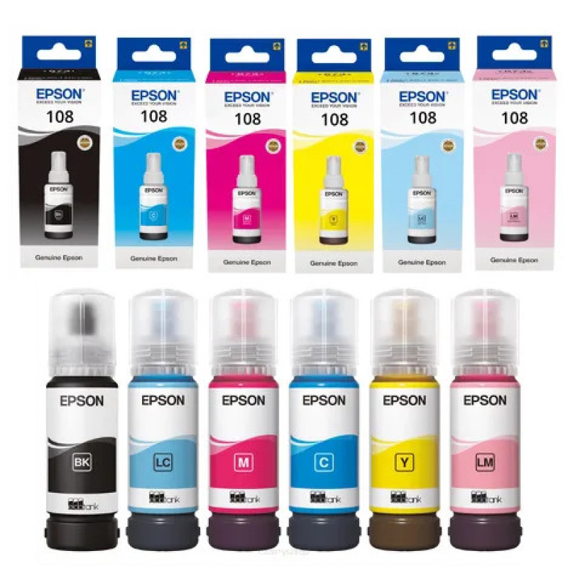 Mực in Epson 108 (C13T09C) chính hãng 0