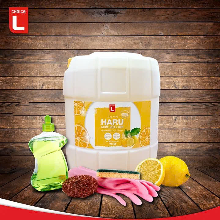 Nước Rửa Chén Choice L Haru Hương Chanh 20L 1