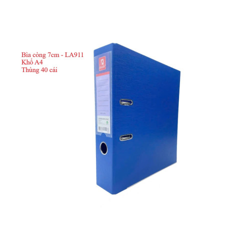 Bìa còng 7cm khổ A4 xanh dương