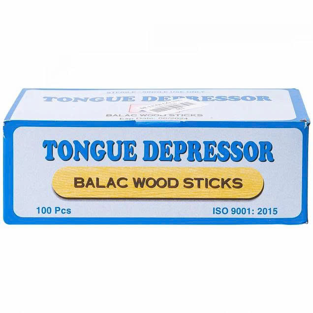 Que đè lưỡi gỗ Balac Wood Sticks - loại nhỏ 0