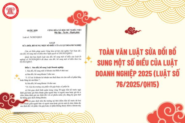 Điểm mới của Luật Doanh nghiệp sửa đổi 2025