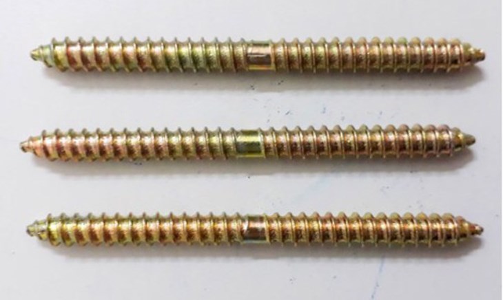 Vít hai đầu (vít chốt) có 2 đầu vít dạng lỗ phẳng hoặc chữ T